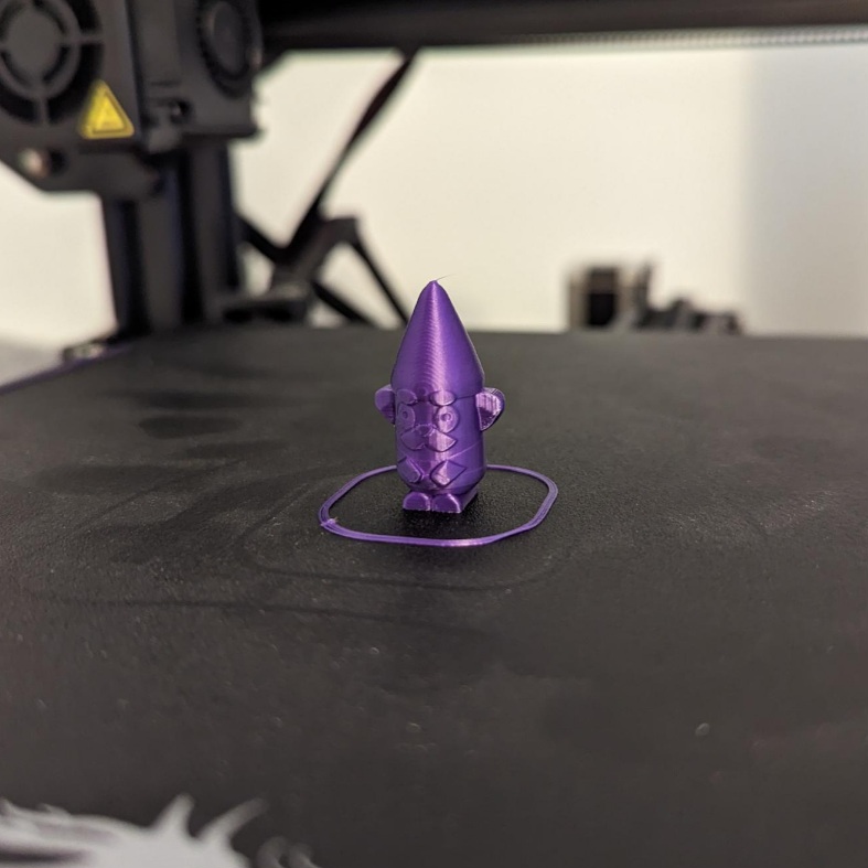3D print of Hecuba, one of the garden gnomes from Bluey