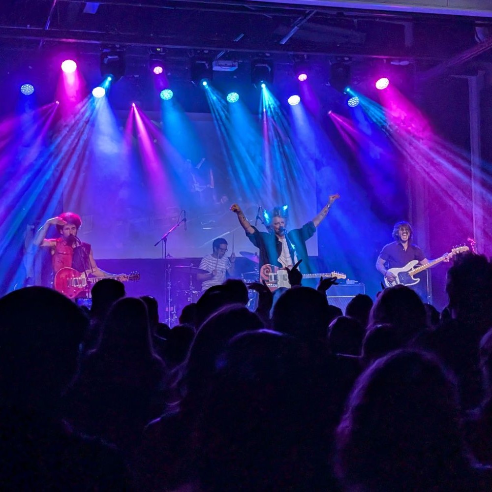The Matches onstage